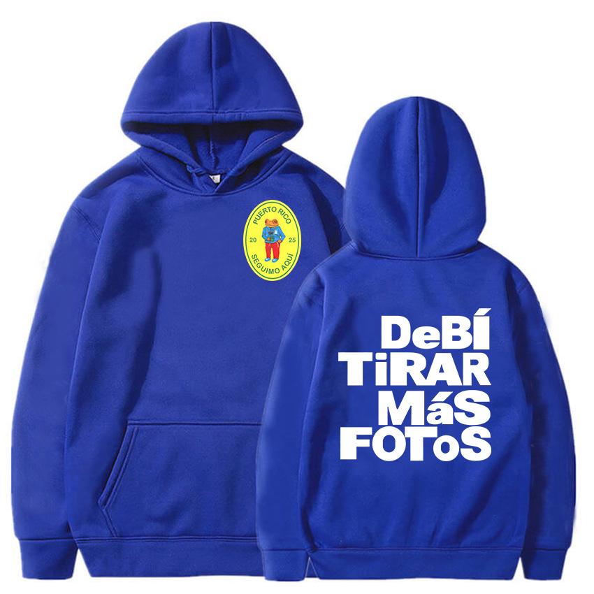 DTMF Debí Tirar Más Fotos 2025 Nové Album Mikiny Bad Bunny Slavný Zpěvák Mikiny Grafický Potisk Oblečení Dámská Mikina Dívky