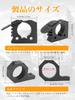 Northyun Roll Cage Quick Release Rubber Clamp Compatible with to Roll Includes Tools and Horizontal Bar Mounting Kit for ATVs and UTVs Clamps Set of