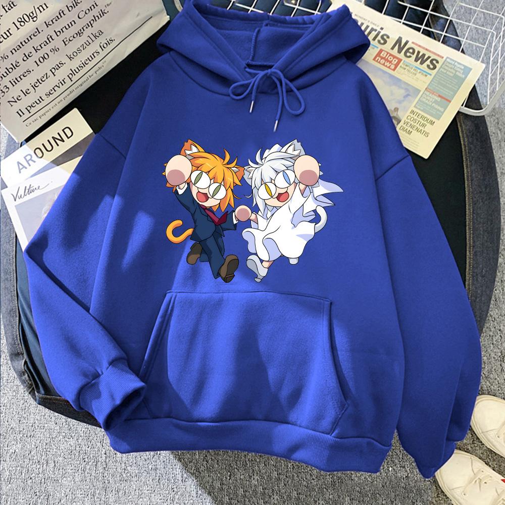 

Melty Blood Neco Arc Кавайна толстовка з принтом Смішна кофта Мила для осені/зими Верх Фліс Новий світшот XXXL