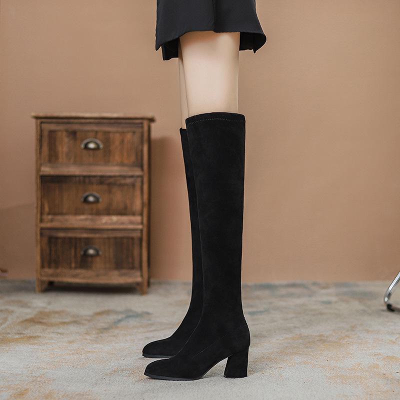 Moteriški zomšiniai aukštakulniai aukštakulniai aukštakulniai aukštakulniai, vidutinio pakulno, ploni, ploni Velvet