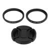UV Filter Ring Lens Cap Set Ultra Slim UV Lens Filter Ring Set for Lumix LX7 Digital Camera