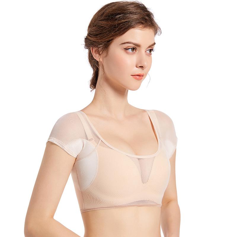 T-Shirt Shape Sweat Pads Washable Underarm Armpit Sweat Pads Reusable Perfume Absorbing Guards Shield Deodorant For Women