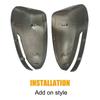 For KIA K5 Optima 2011-2015/ 2016- Car Rearview Side Mirror Cover Wing Cap Exterior Door Housing Shell Trim Frame Sticker