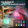 Rechargeable Potion Bottle Night Light Led Color Changing 7 Colors Pixel Style Peripheral Design Mood Light Home Decoration Toy