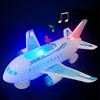 Kids Electronic Aeroplane Plaything With Music Autopilot Rotation Shiny Sound Plane Educational Plaything Christmas Gift For Kids
