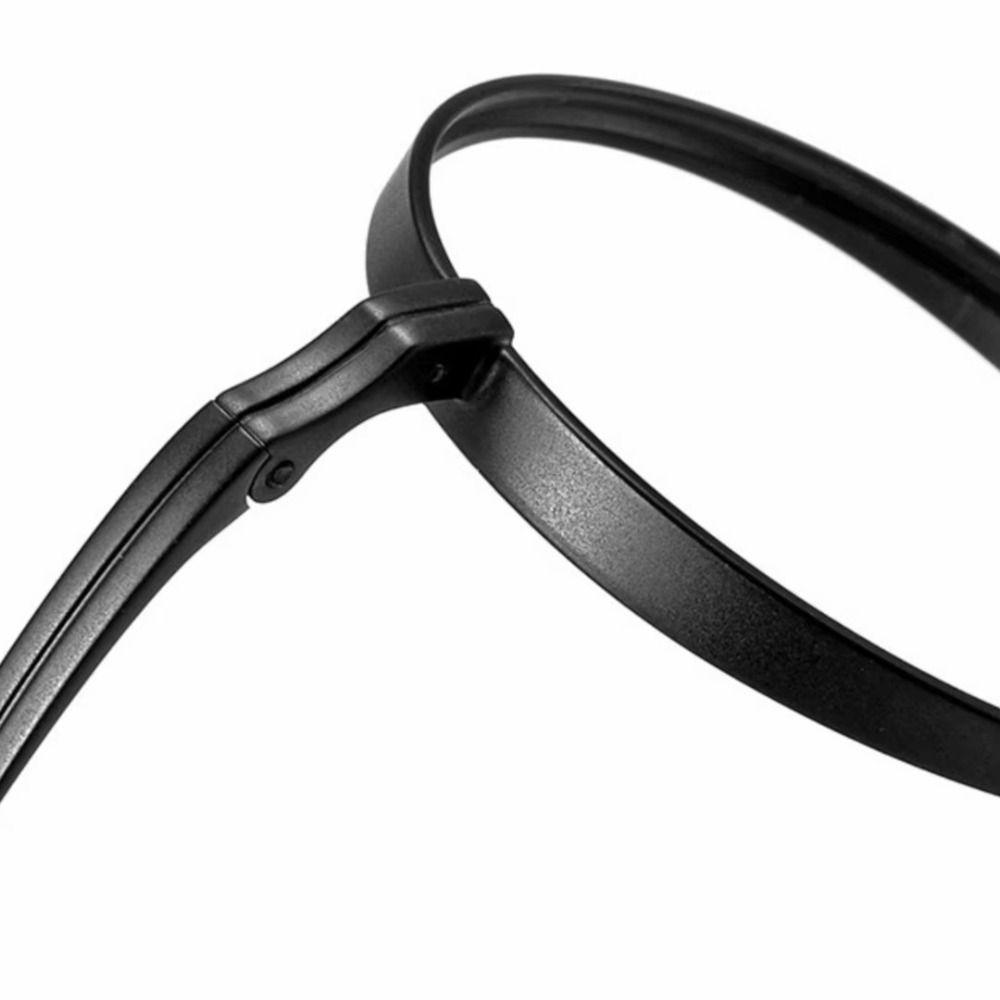 New Pure Titanium Glasses Frame Oval Shape Simple Design Eyeglasses Frames Retro Classic Eye Decoration