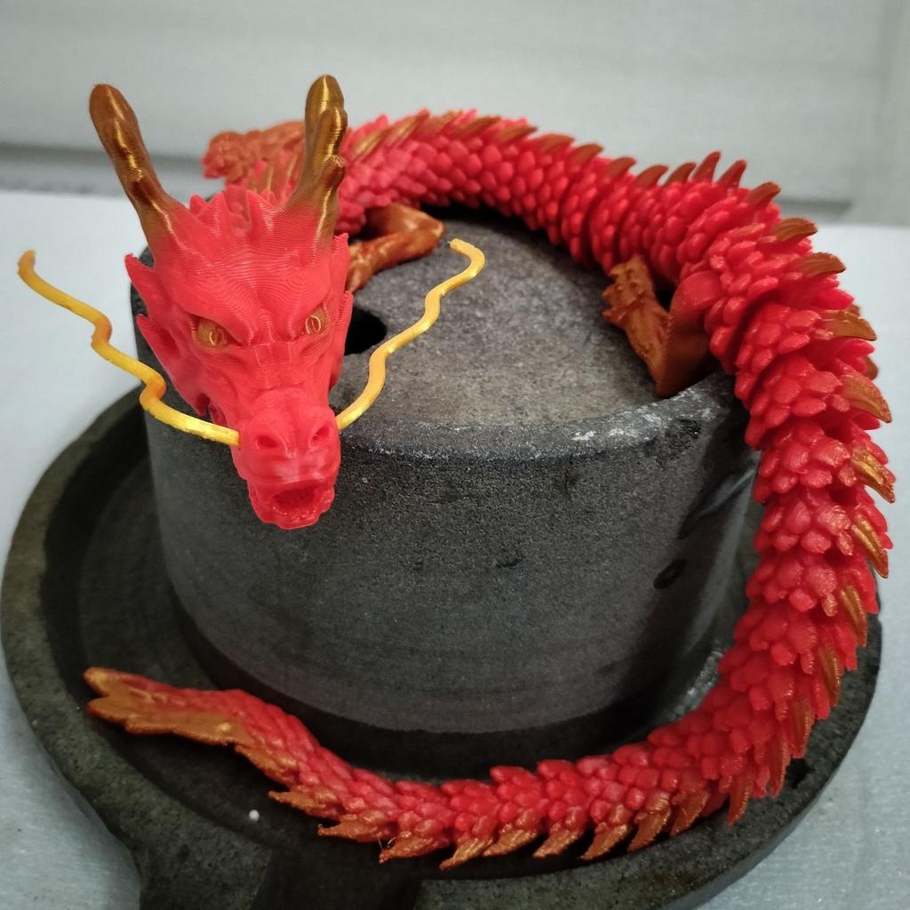 3D Dragon Ornament Moveable Body Joints Desktop Fish Tank Aquascaping Bonsai Decoration Lucky Dragon Crafts Home Decoration Gift