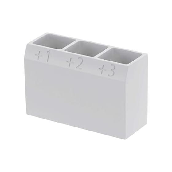Yamazaki Jitsugyo Glasses Stand, Senior Glass Stand, White, Approx. W15.5XD5.5XH10cm tower 4225