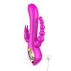 Rabbit Rose Vibrator With Vibrating Rosary Toz 024 Pnk