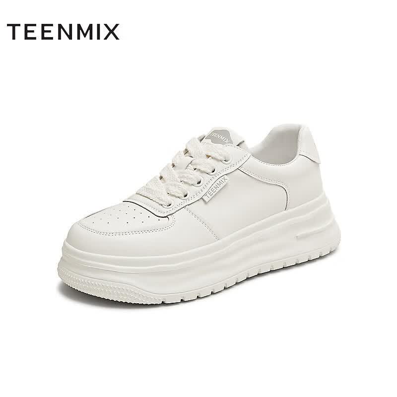 Temeiyi Women s Breathable Platform Sneakers 40 бежевый