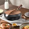 Iron Cast Pot Cooking Wok With Anti-Scalding Handle Non-coating Iron Cookware Stock Pot Frying Pan For Restaurant Home