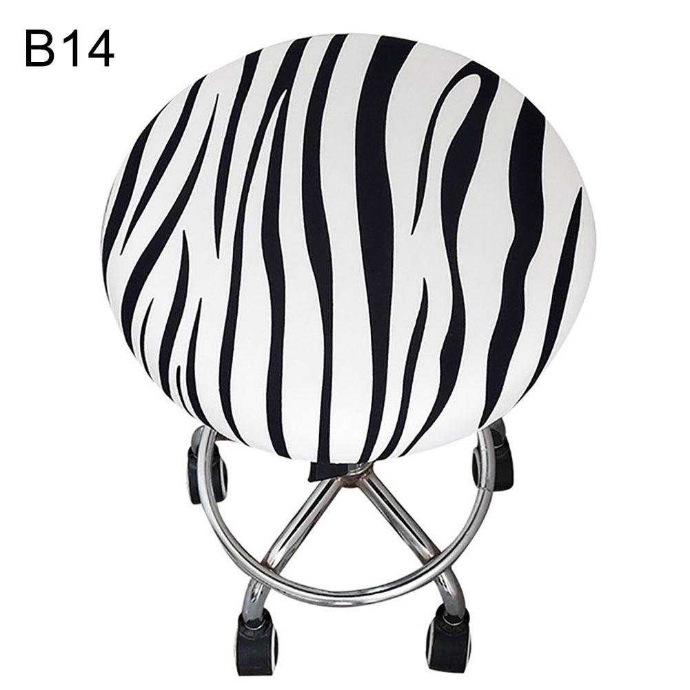 Круглый табурет с сиденьем 30-45 см чехол с цветочным декором и принтом стул из спандекса B14 675₽