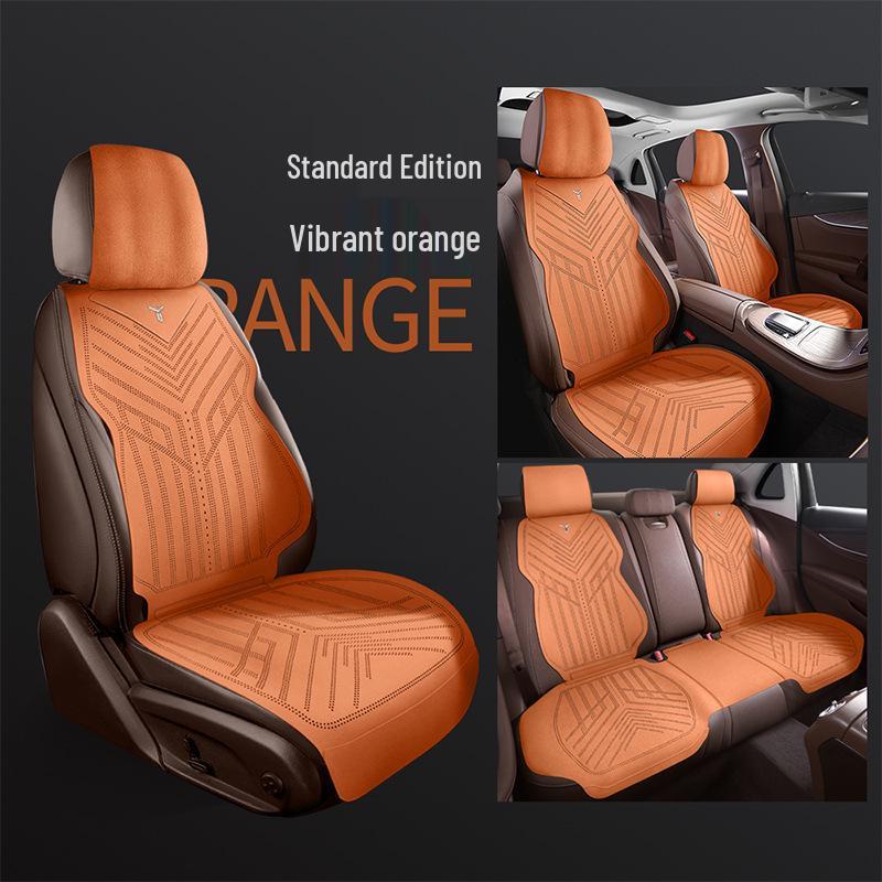 Cadillac Chevrolet Traverse Qijun Zhizai Accord Sylphy Haval Breathable Suede Semi-Surround Seat Cushion