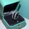 Wholesale Eternity Band Promise ring 925 Sterling silver Diamond cz Engagement Wedding Rings for women Men Finger Party Jewelry