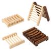 Natural Bamboo Soap Box Dishes Bath Soap Holder Bamboo Case Tray Wooden Prevent Mildew Drain Box Bathroom Washroom Tool