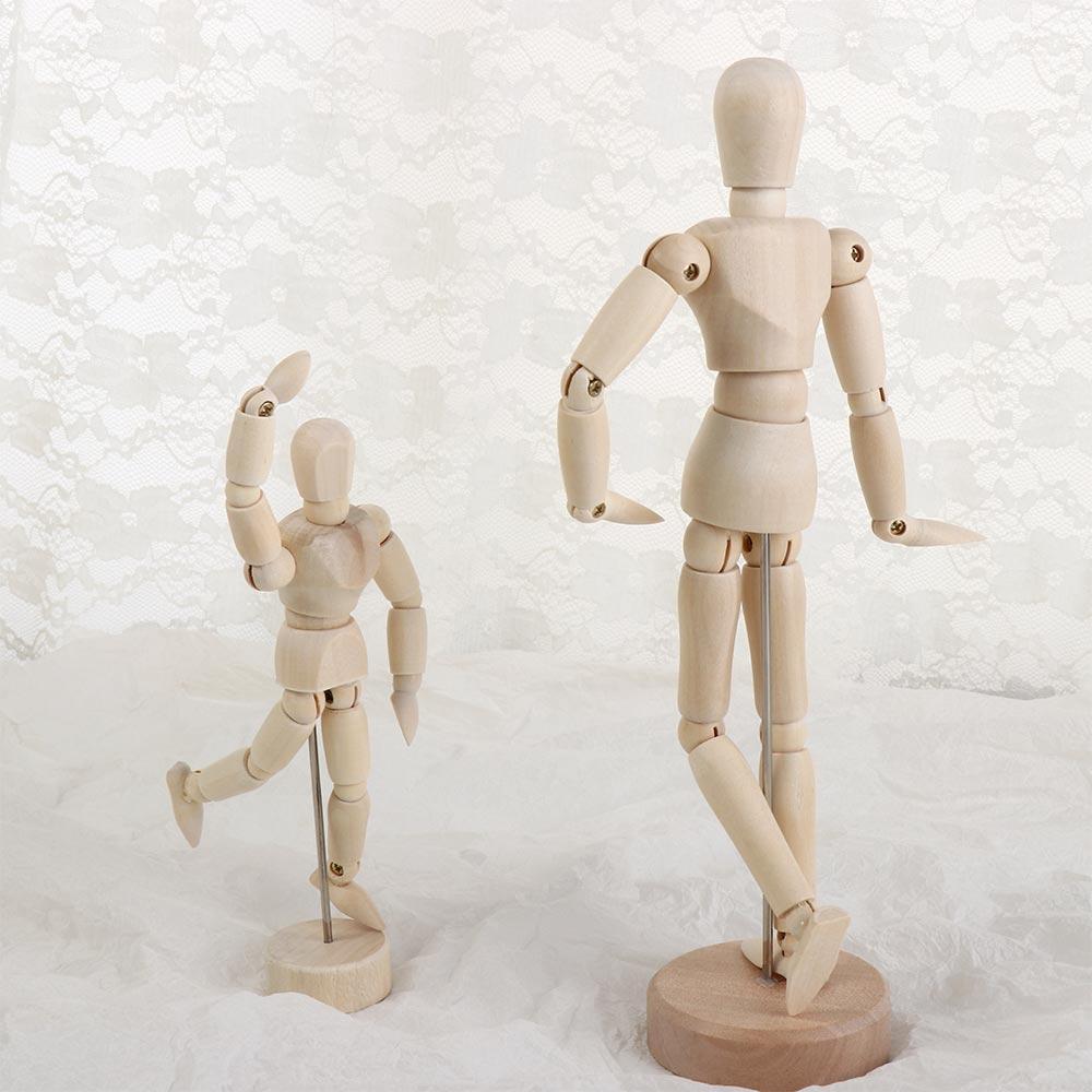 Limbs Art Models Home Decor Sketch Draw Wooden Toy Mannequin Figure Model Action Toy Figures