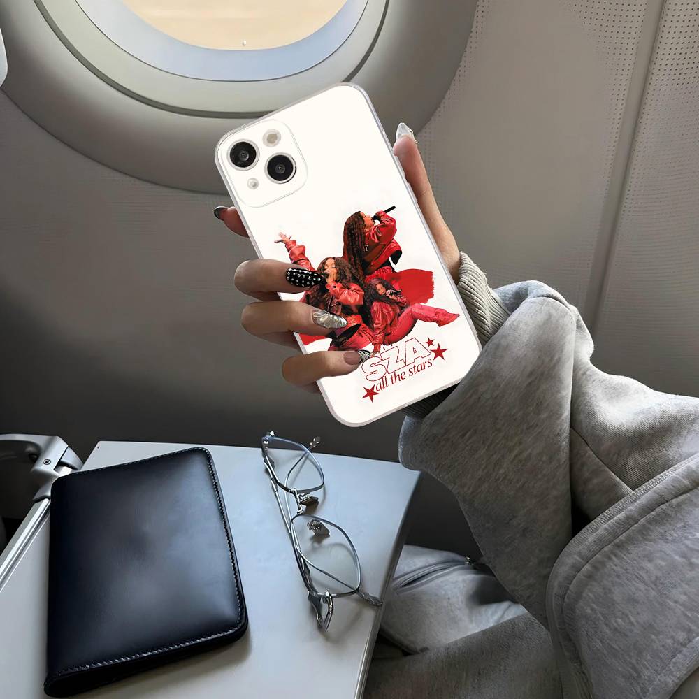 Singer SZA SOS Phone Case For IPhone 17 16 15 Plus 14 11 12 13 Mini Pro Max Mobile Case