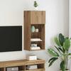 Wall Mounted TV Cabinet Artisan Oak 40.5 x 30 x 90 cm