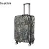 Retirement Commemorative Camouflage Rolling Suitcase