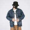Thick Denim Jacket Men'S Loose Trendy Tooling Jacket Large Size Men'S Black Trendy Denim