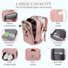 Travel Backpack for Women Men, Carry On Backpack with USB Charging Port & Shoe Pouch,  Nurse Bag Daypack for Weekender Business Hiking