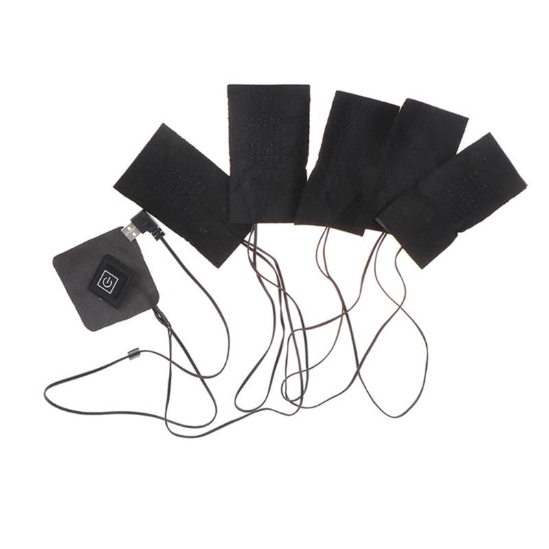 USB Clothes Heater Pad With 3 Gear Adjustable Temperature Electric Heating Sheet Heating Warmer Pad