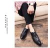Men's Large Size Pointed Toe Leather Loafers - Hair Stylist Casual British Style