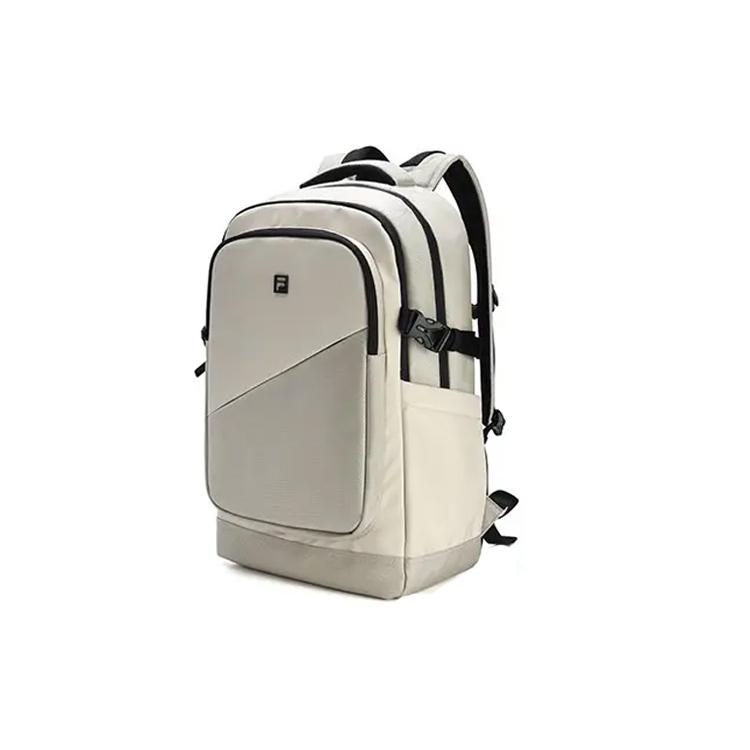 New FILA Fabric Laptop Backpack Regular Men's Ecru A13M321105FDY