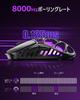 GravaStar Mercury X Pro Wireless Gaming Mouse, 8000Hz Dongle Included, Ultra-Lightweight At 49g, 8K Polling Rate, PAW3950 Sensor, 32000 DPI