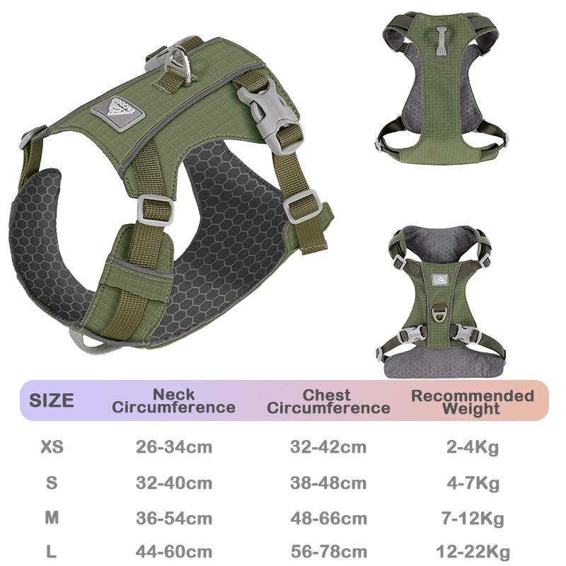 Outdoor Dog Chest And Back Lightweight Chest Strap Explosion-proof Harness Pet Walking Training For Medium Large Dog Accessories