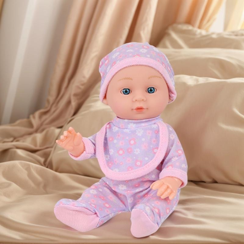 25CM Life Like Reborns Toy With Realistic Design Children Companion Doll For Pretend Play Game Nursery Room Decoration