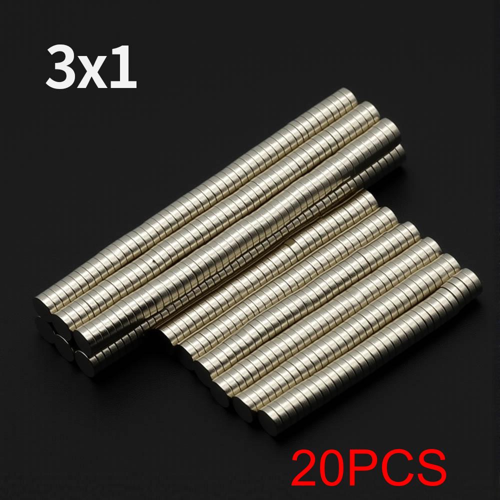 

3x1mm Powerful Neodymium Magnet N35 NdfeB Permanent Magnetic imanes Round Super Strong Fridge Magnets DIY