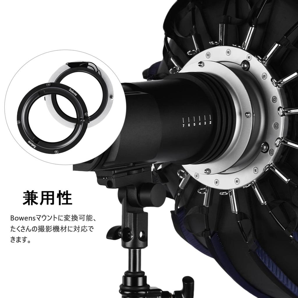 Selens Bowens Conversion Mount Strobe Adapter Prophoto to Bowens Mount Conversion Speed Ring Mount Strobe Mount Mount Adapter Compatible with Studio