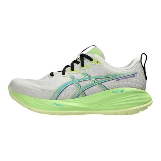 Asics Gel Cumulus 27 Birch Lime Green Men Sneakers Cream 1011B960-200