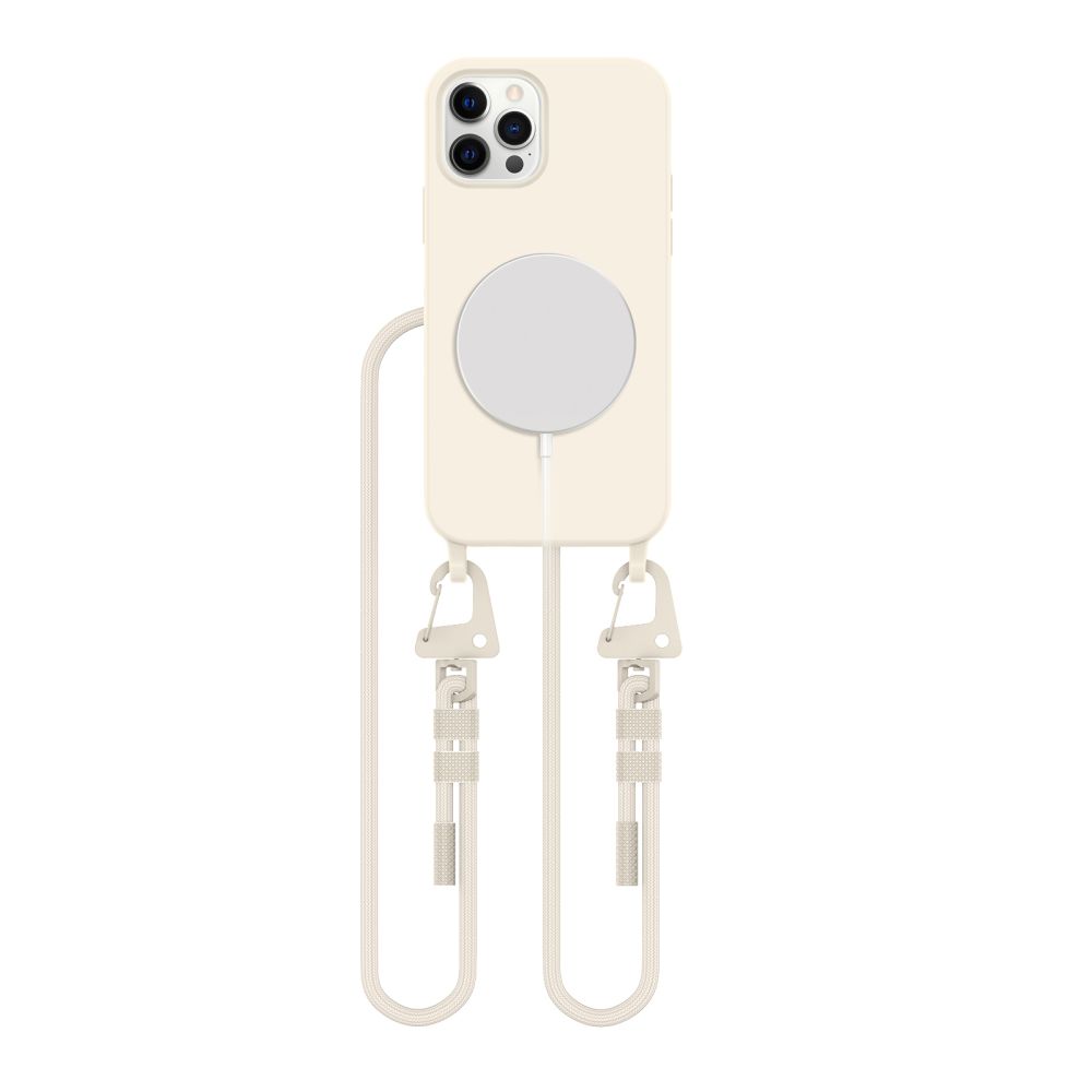 Joom Tech-Protect Magnecklace Magsafe iPhone 12 / 12 Pro Cosmic Latte