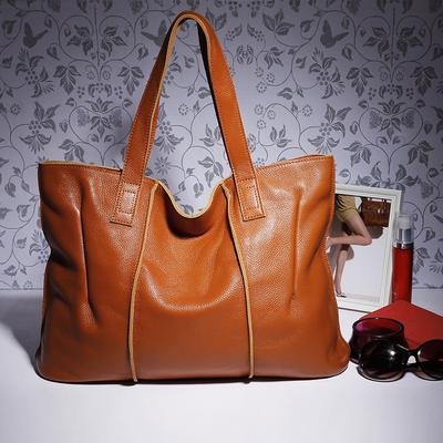 Echtes Leder Tasche Große Frauen Leder Handtaschen Berühmte Marke Frauen Tragetaschen Große Damen Schulter Tasche