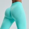 New Seamless High Waisted Fitness Pants, Women'S Peach Hip Lifting Yoga Pants, Breathable Quick Drying Running Sports Leggings