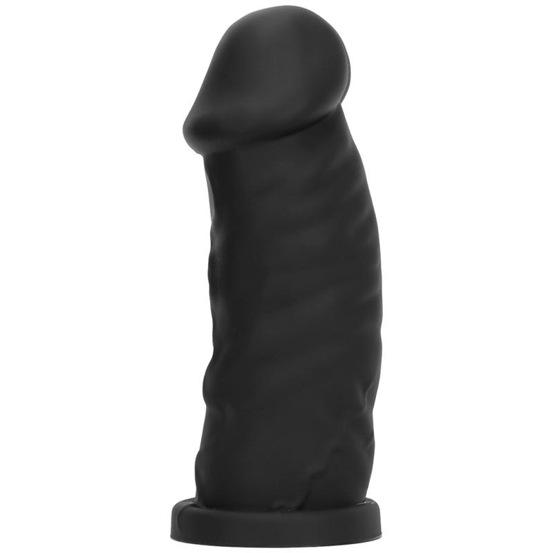 Extra Large Black Mushroom Head Extra Long Thick Simulated Dildo Butt Plug Anus Toy In Back Yard