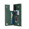 Dual Button Card Holder Wallet Phone Case for Samsung Galaxy S25 Ultra S24 Plus S23 FE S22 S21 S20 Note 20 Bracket Leather Cover