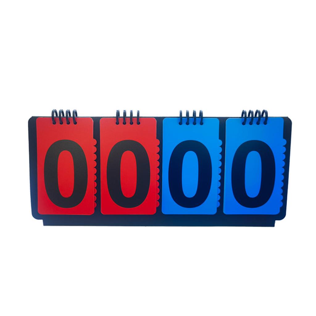 Waterproofs Score Board Tabletops Flip Scoreboard Score Keepers Score Flippers for Basketball Volleyballs Table Tennis