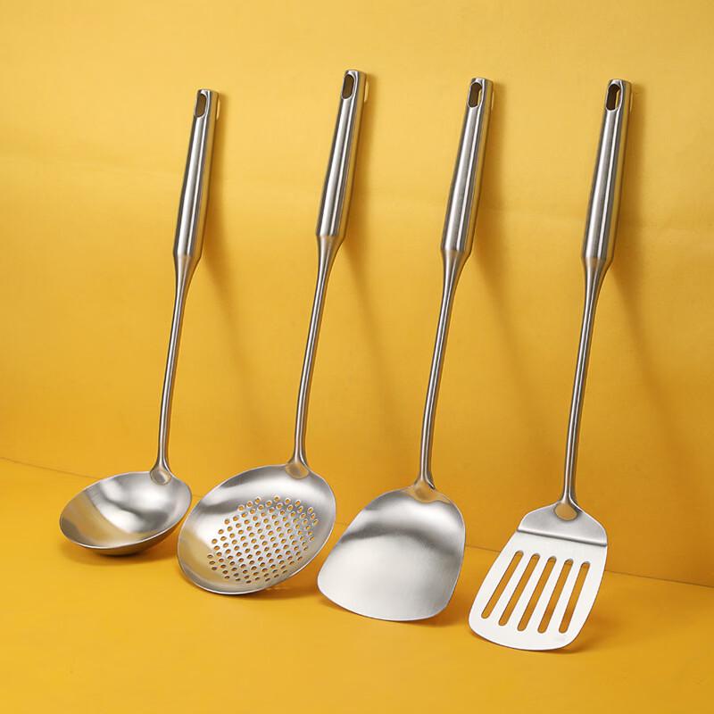 Zhi Shi 304 Stainless Steel Silicone Cooking Spatula