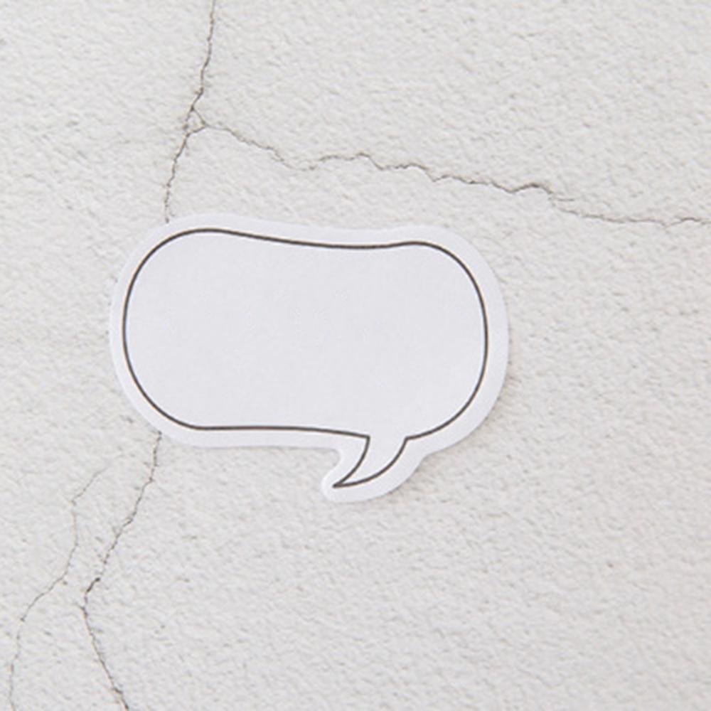 1 Piece Cute Kawaii Dialog Sticky Notes Creative Notepad Memo Pads Office School Supplies Stationery Stickers Adhesive