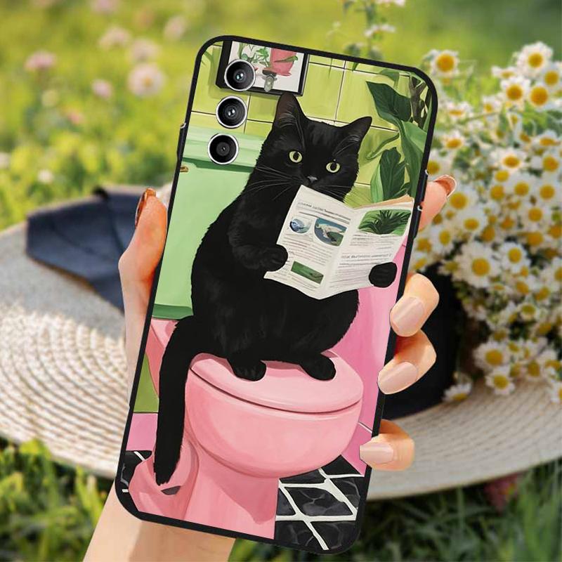 Fun Cat Phone Case For Moto G85 G55 G05 G14 G75 G31 G50 G52 G60 G13 G32 G84 G54 G53 G72 G24 Power