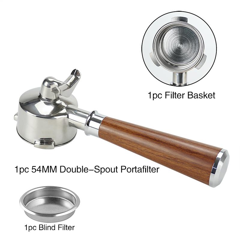 54MM Coffee Bottomless Portafilter Replacement Filter Basket For Sage Breville 870 878 880 Espresso Accessories Barista Tool