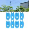 100PCS Electric Fence Insulator Weather Resistant ABS   Tube Post Insulator for Steel Wire