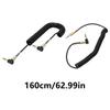 3.5mm Elbow Spring Expansion Sound Adapter 3.5mm To 3.5mm Male Plug Sound Cable Flexible Spring Cable AUXs Line