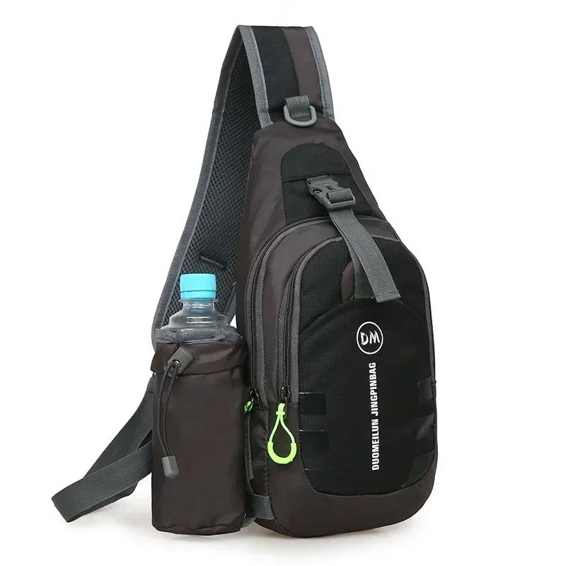 Harajuku Design Nylon Large Capacity Handbag Street Shoulder Messenger Satchel Men Sling Bag for Women Goth Gothic