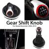 5 Speed Gear Shift Knob Lever Change Knob Gaiter Boot Cover For Skoda Roomster 2006-2014 Car Styling