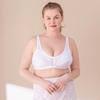 Large Size Bra Without Steel Ring Thin and Breathable Large Cup Sponge-free Underwear for Women with Large Breasts and Small Breasts