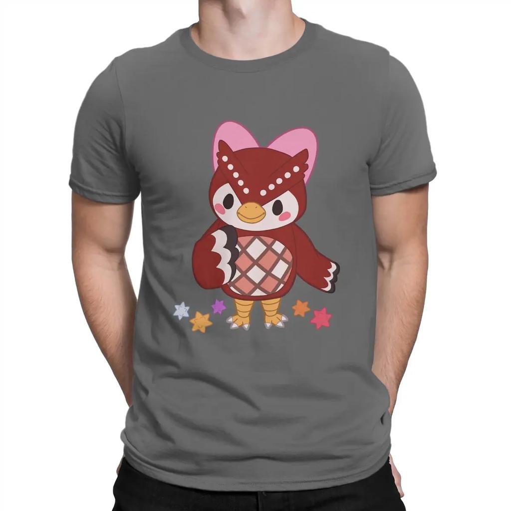 Animal Funny Crossing Timmy Game Newest TShirt for Celeste Stars Collar Basic T Shirt Distinctive Gift Clothes Streetwear Unisex